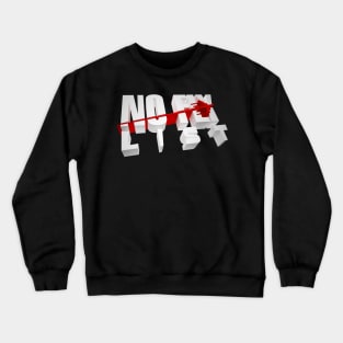 No Fly List 3D text Crewneck Sweatshirt